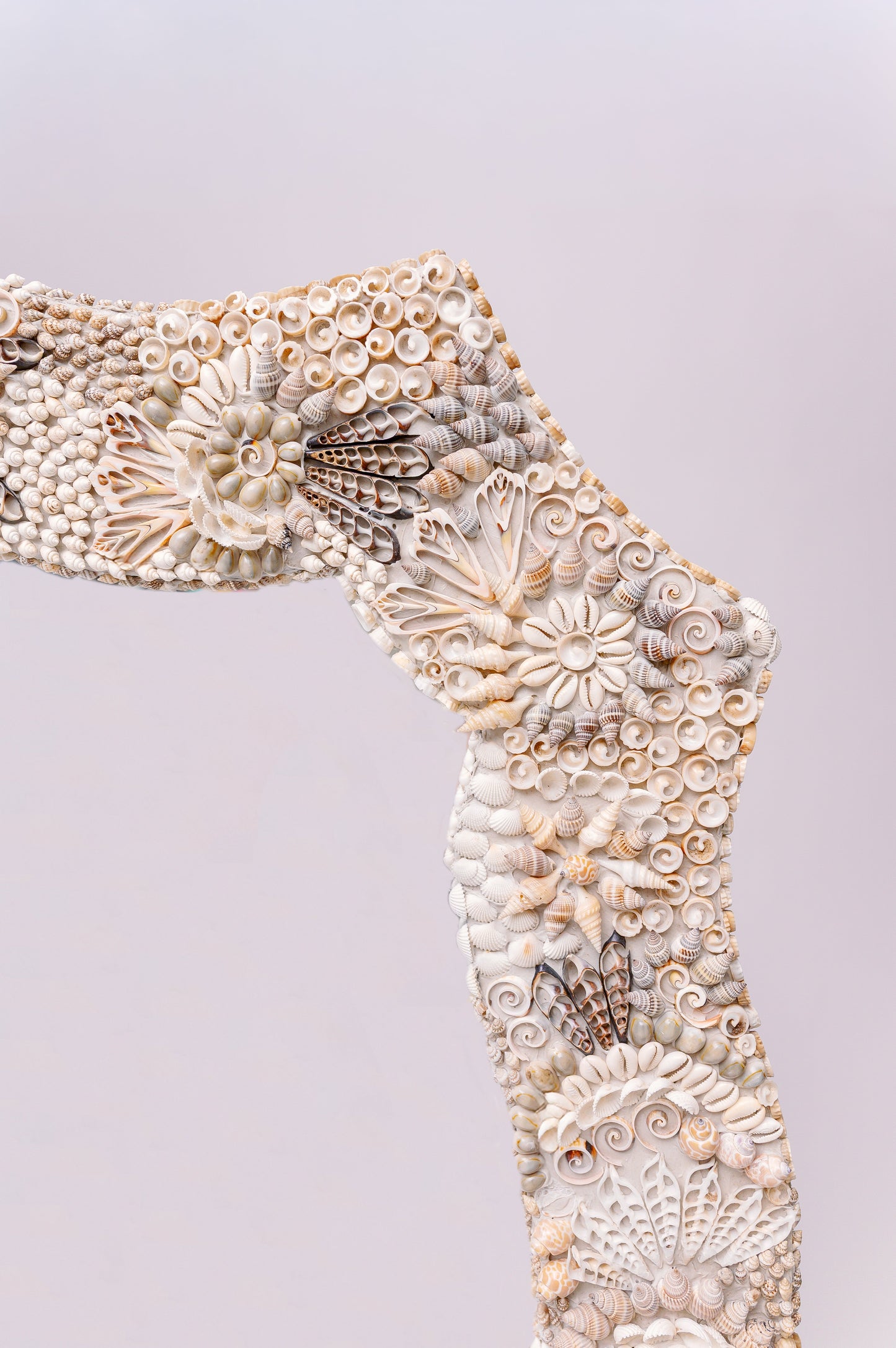 Ocean Bloom Shell MIrror