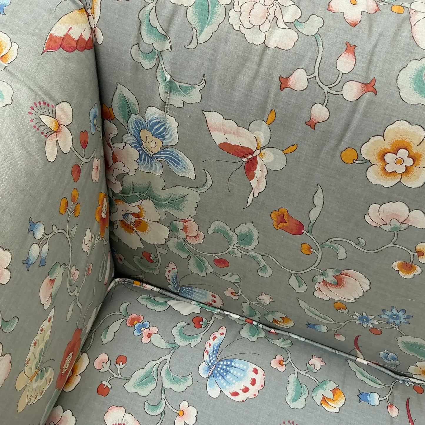 Château Floral Sofa 79W × 20.5D × 31H