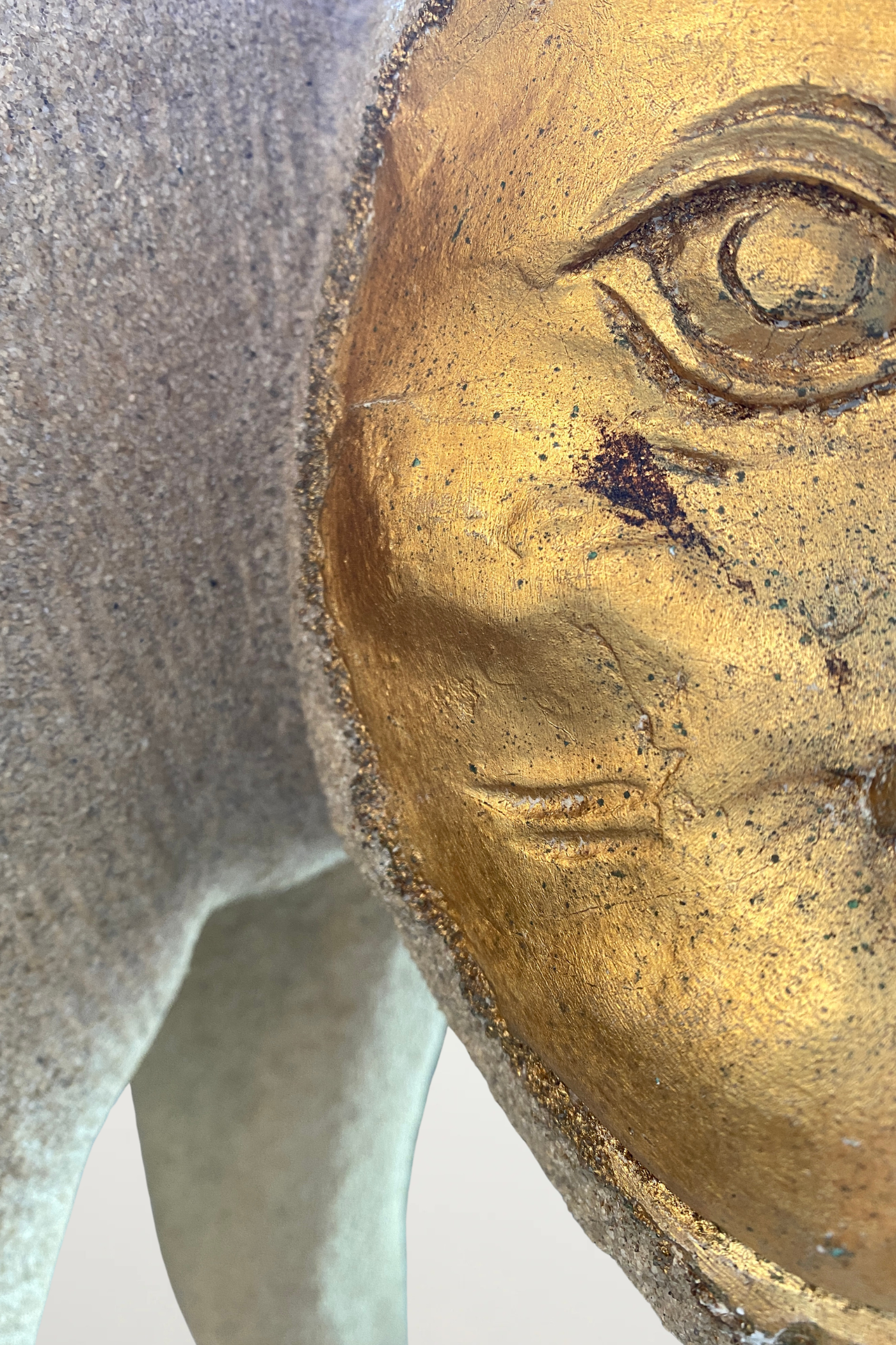 1980s Pop Art Gilded Monkey Sculpture