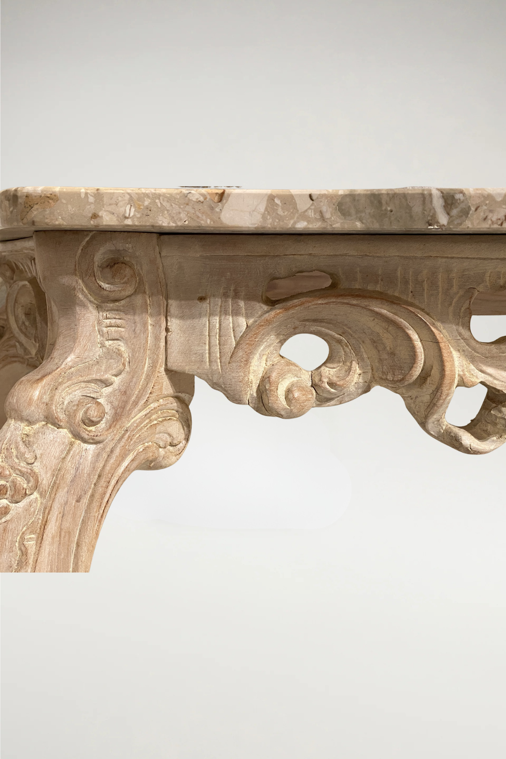 The Arden Marble Top Console Table