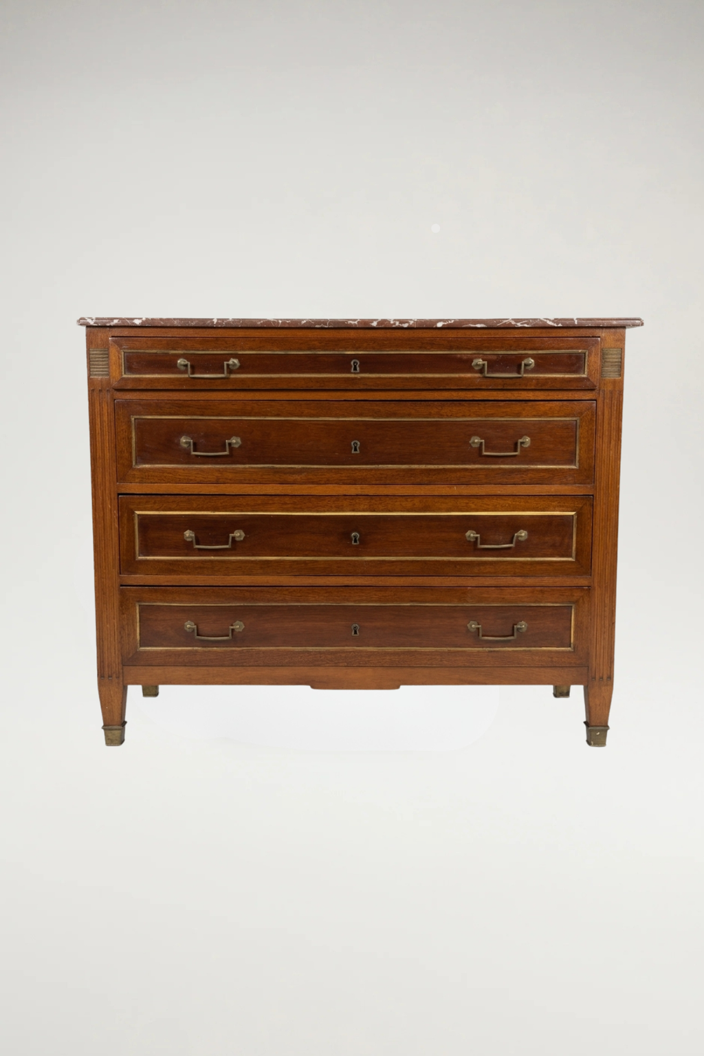 Louis XVI Style Marble Top Commode