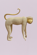1980s Pop Art Gilded Monkey Sculpture