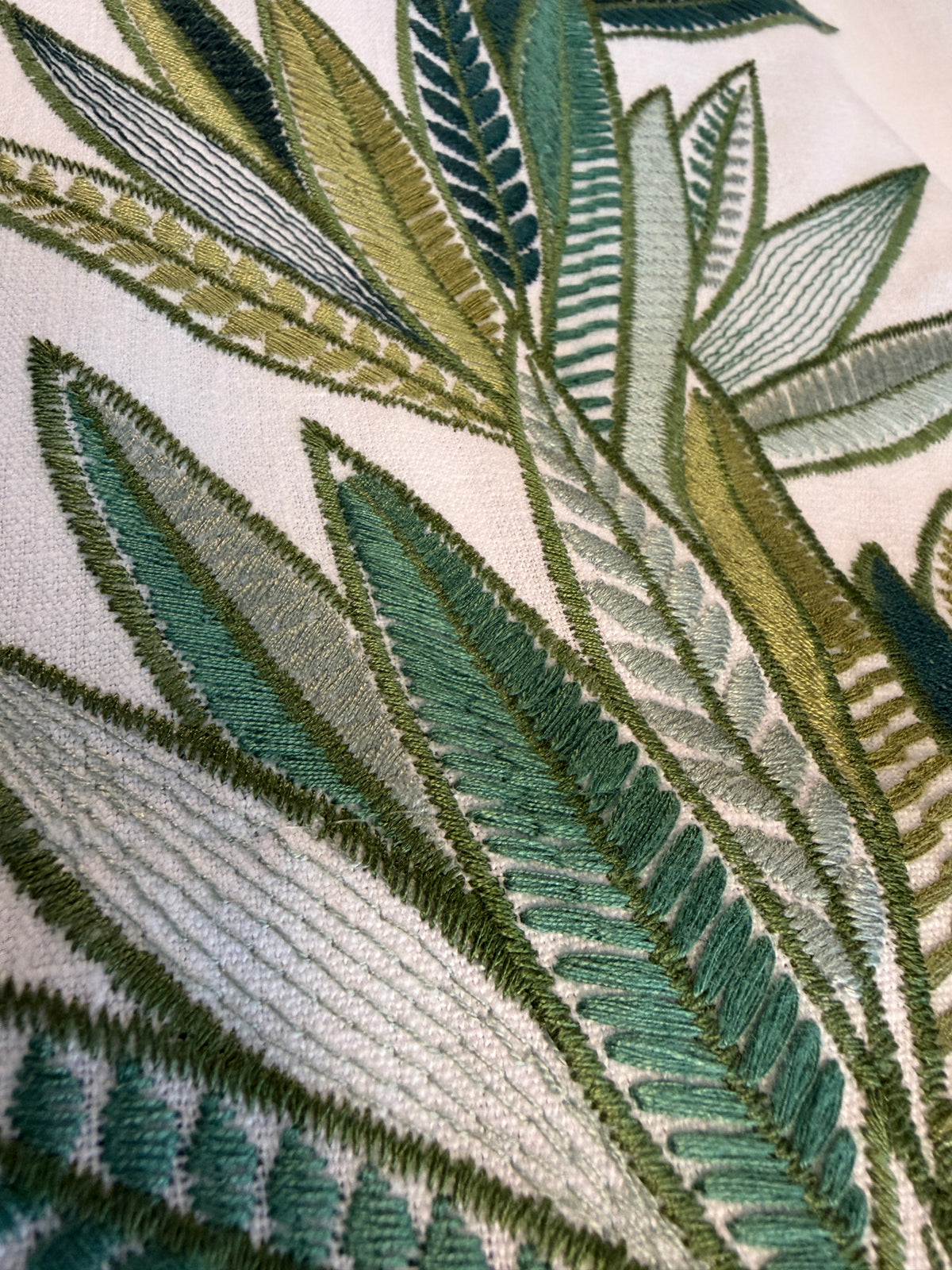 Belize Palm Curtain Panel Set