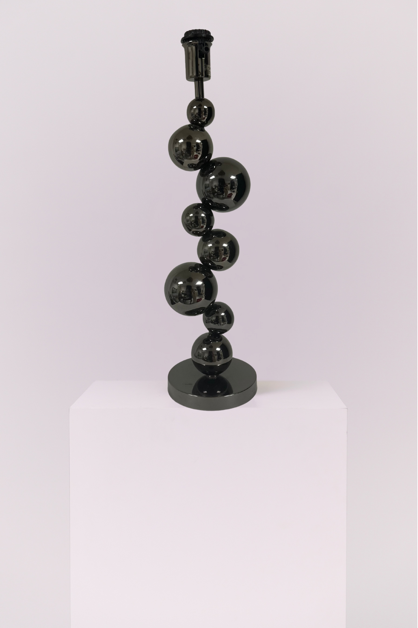 Black Chrome Lamp