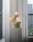 Botryoidal Lamp in Crystal Cream