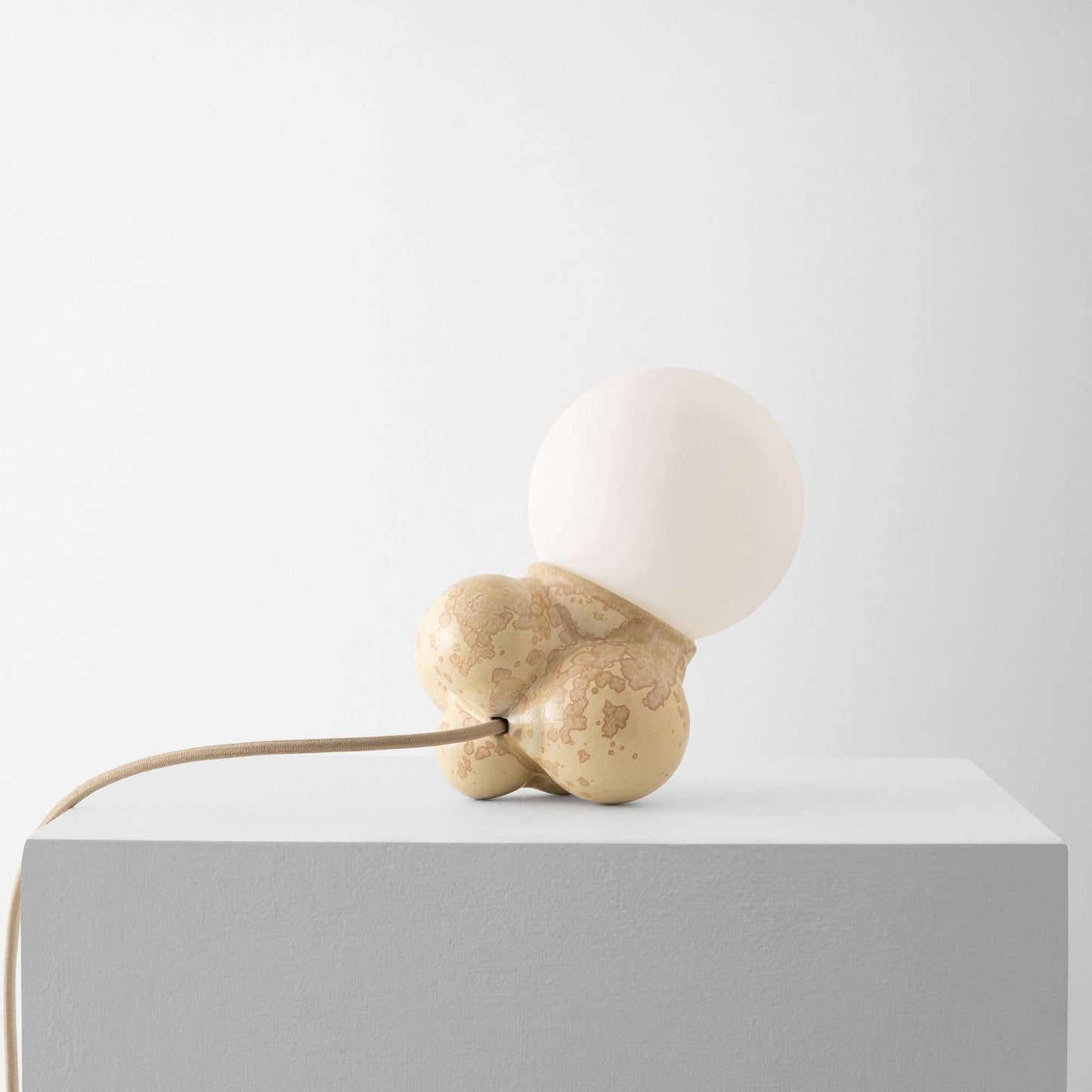 Botryoidal Lamp Mini in Crystal Cream