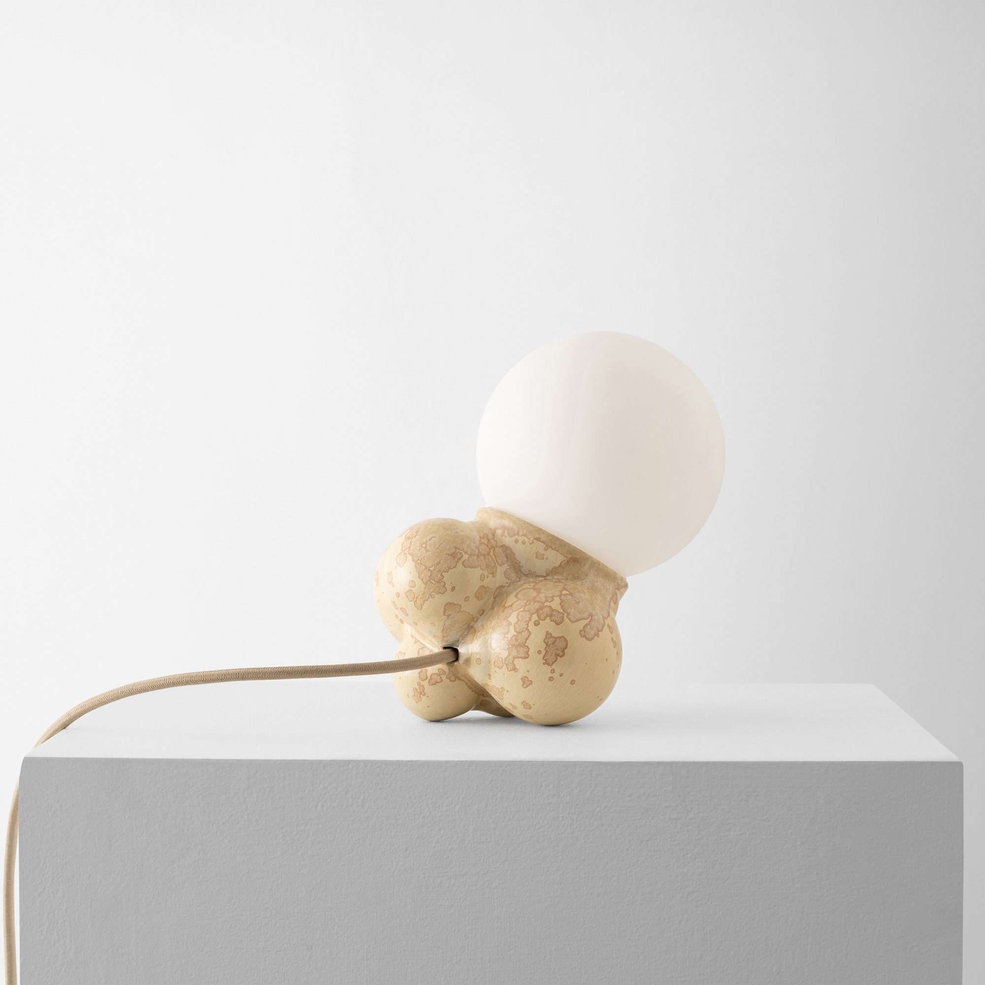 Botryoidal Lamp Mini in Crystal Cream