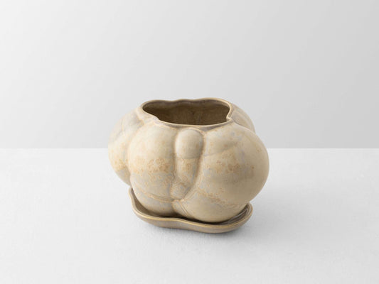 Botryoidal Planter Mini Crystal Cream