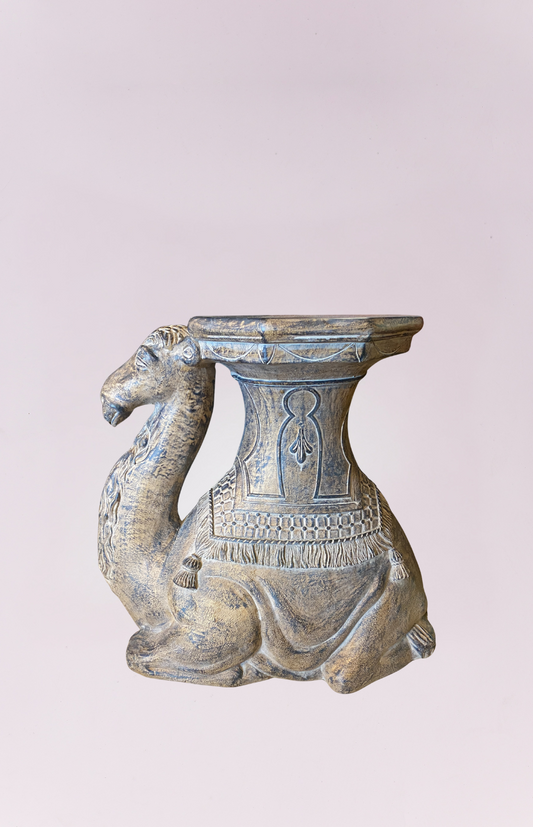 Decorative camel side table