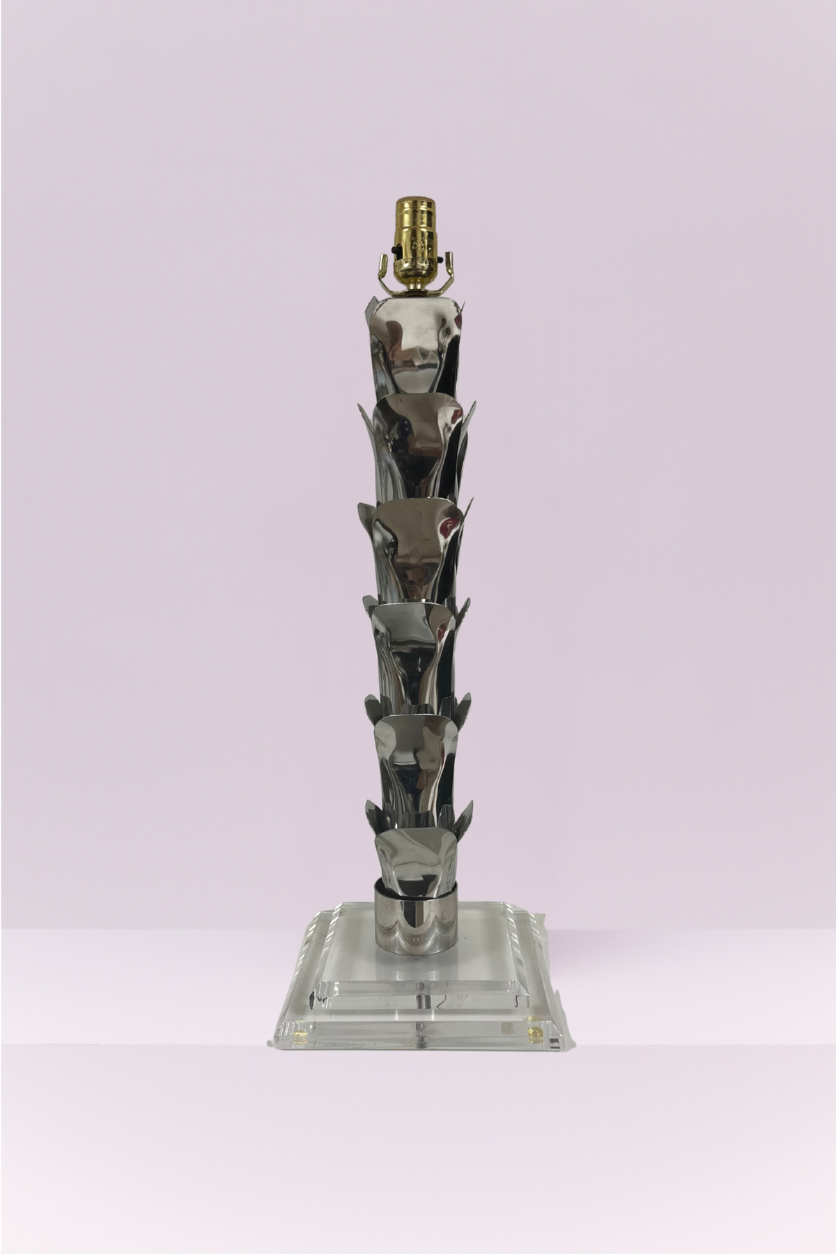 Chrome Silver Lamps