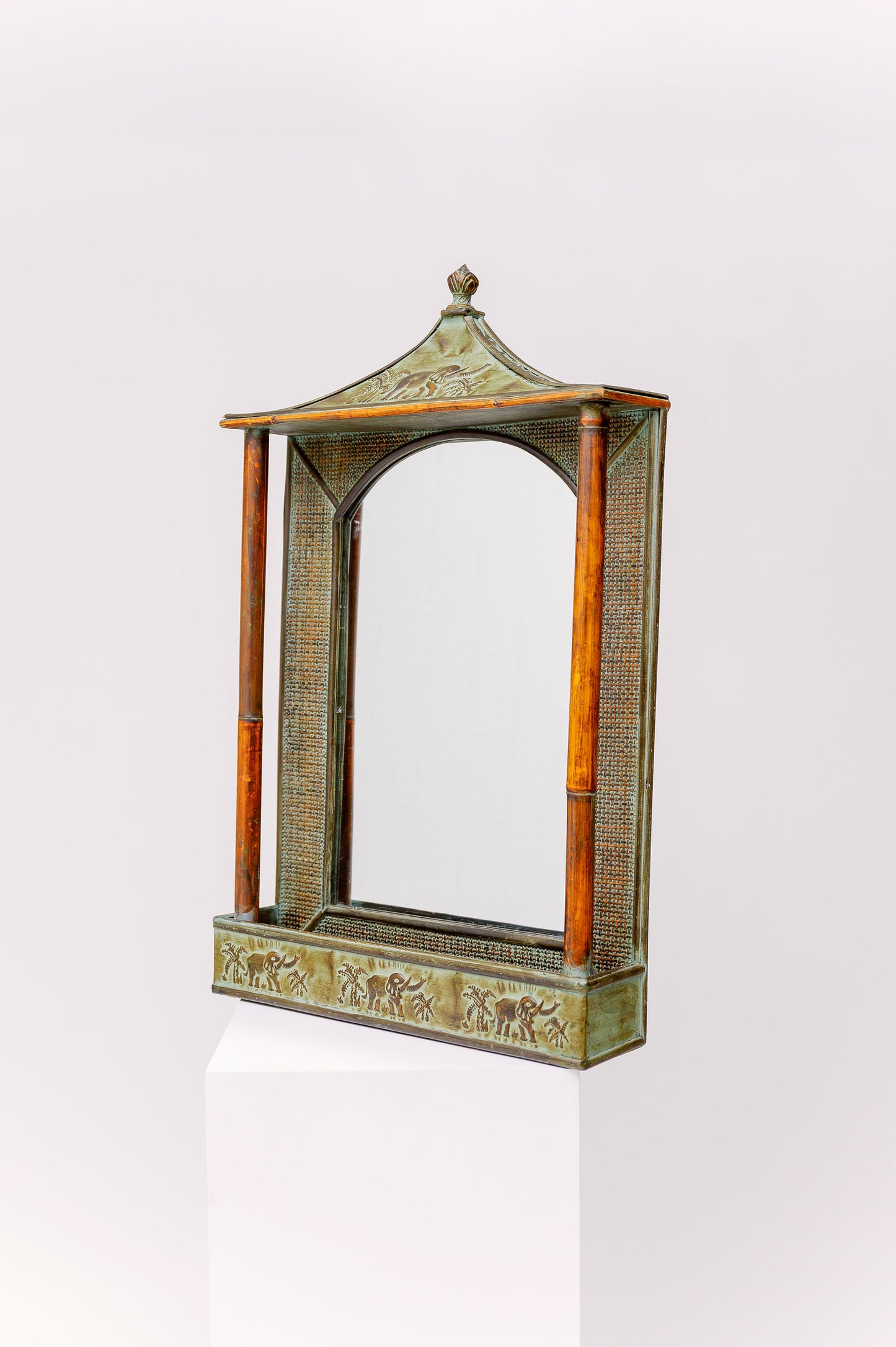Elephant Pagoda Mirror