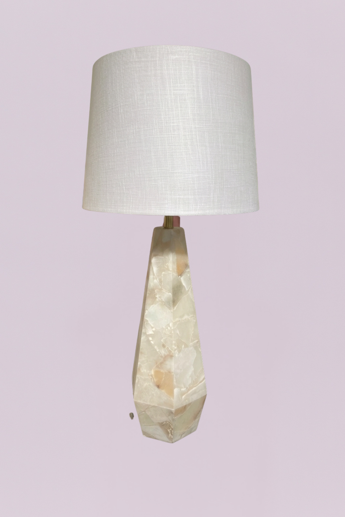 Faceted Quartz Table Lamp