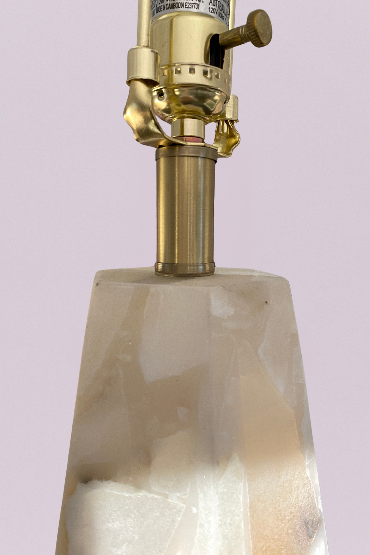 Faceted Quartz Table Lamp