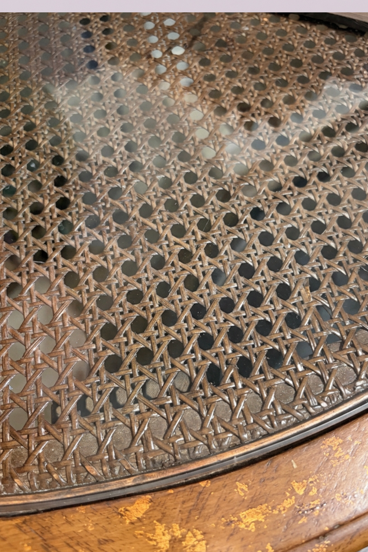 French Provincial Carved Straightleg Accent Table