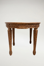 French Provincial Carved Straightleg Accent Table
