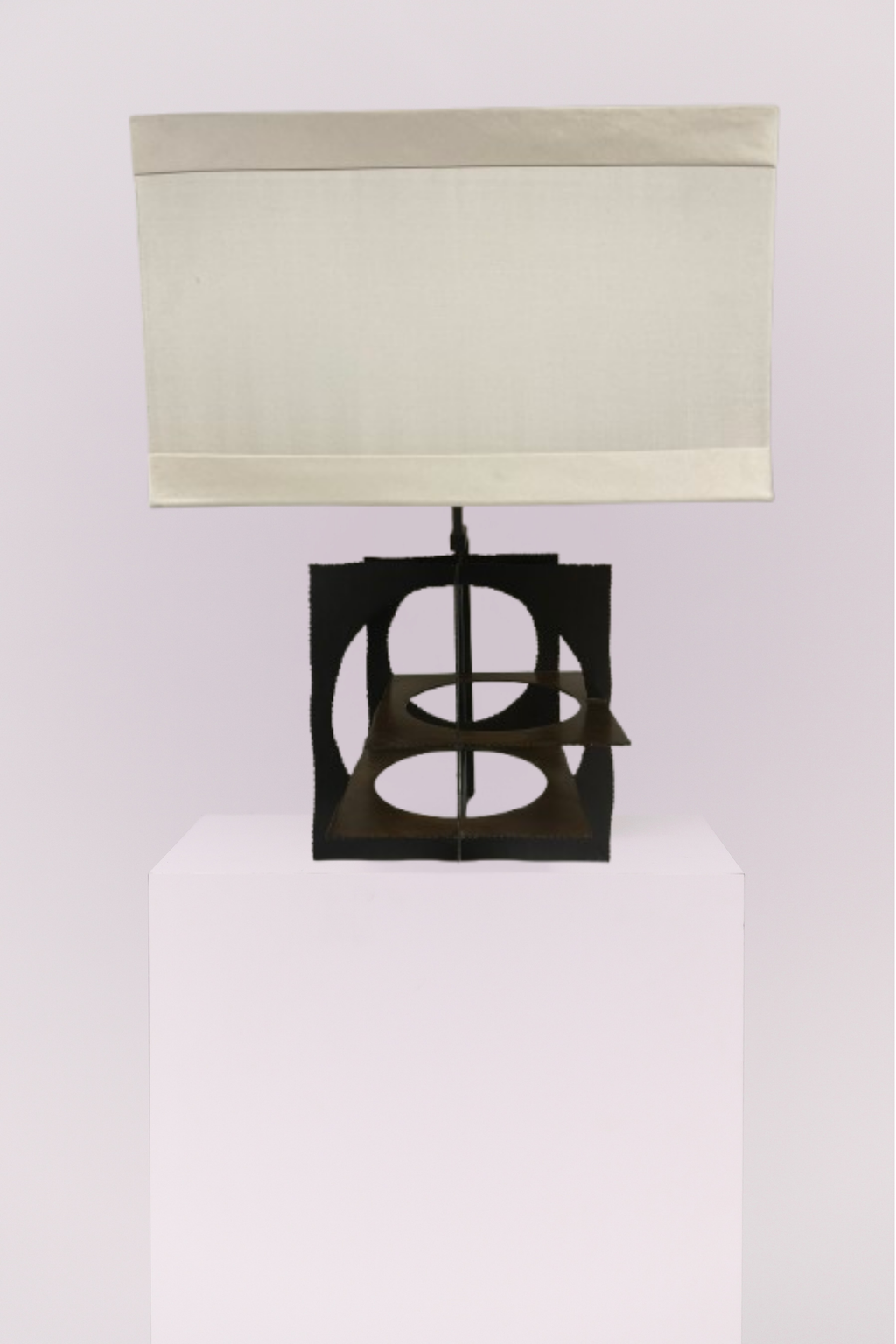 Geometric Metal Brutalist Lamp