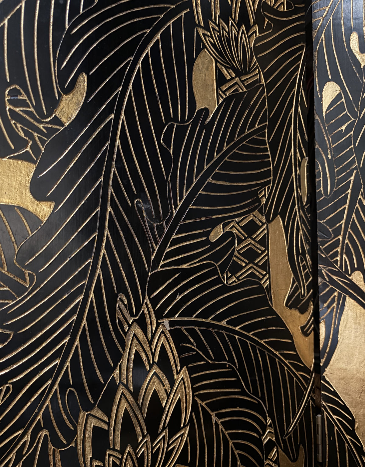 Empress Gold Art Deco Screen
