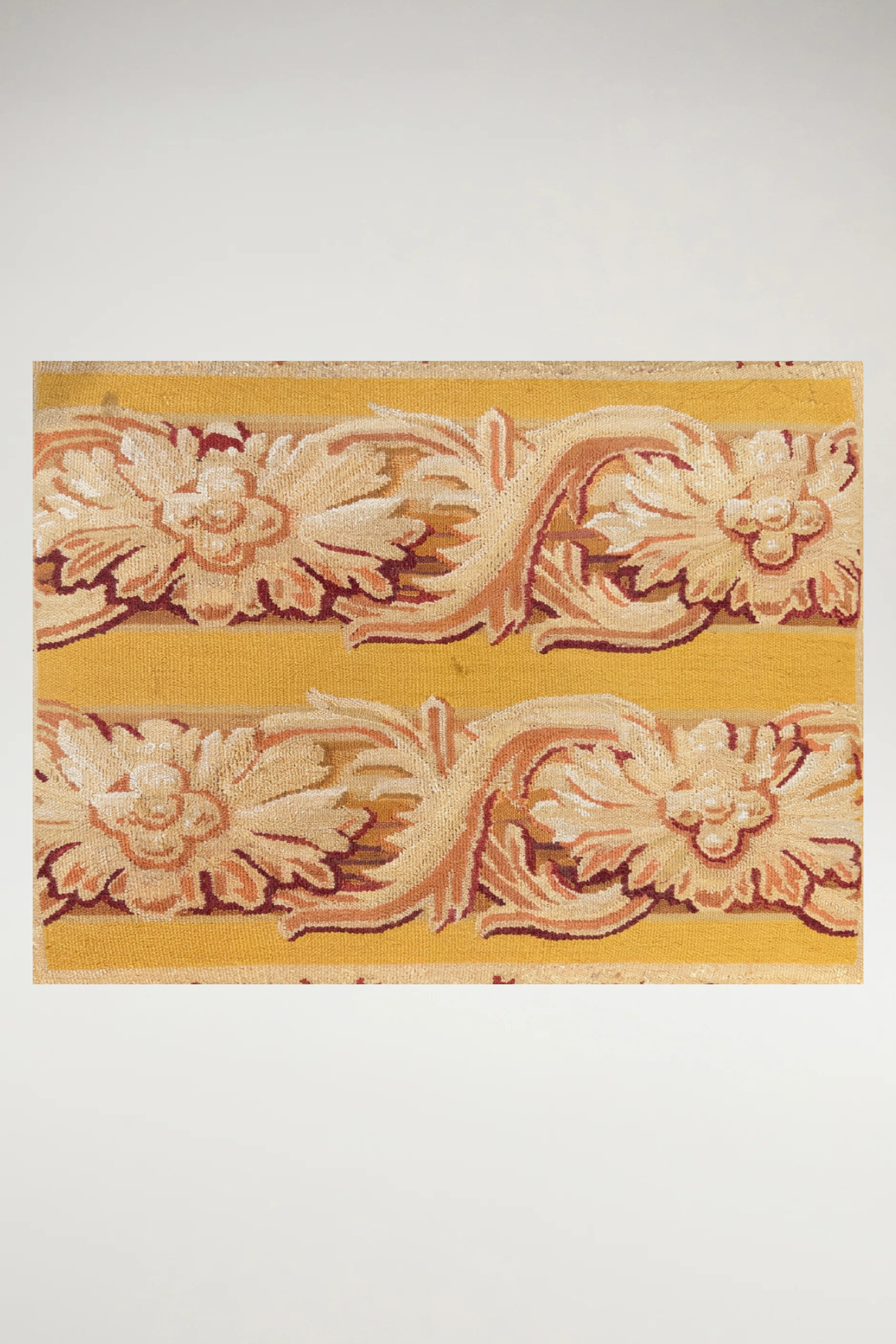 Italian Curule Stool with Neoclassic Fabric