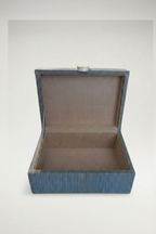 Woven Grasscloth Decorative Storage Box