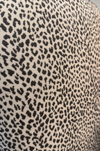 Leopard-Print Fully Upholstered Dining / Accent Chair