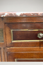 Louis XVI Style Marble Top Commode