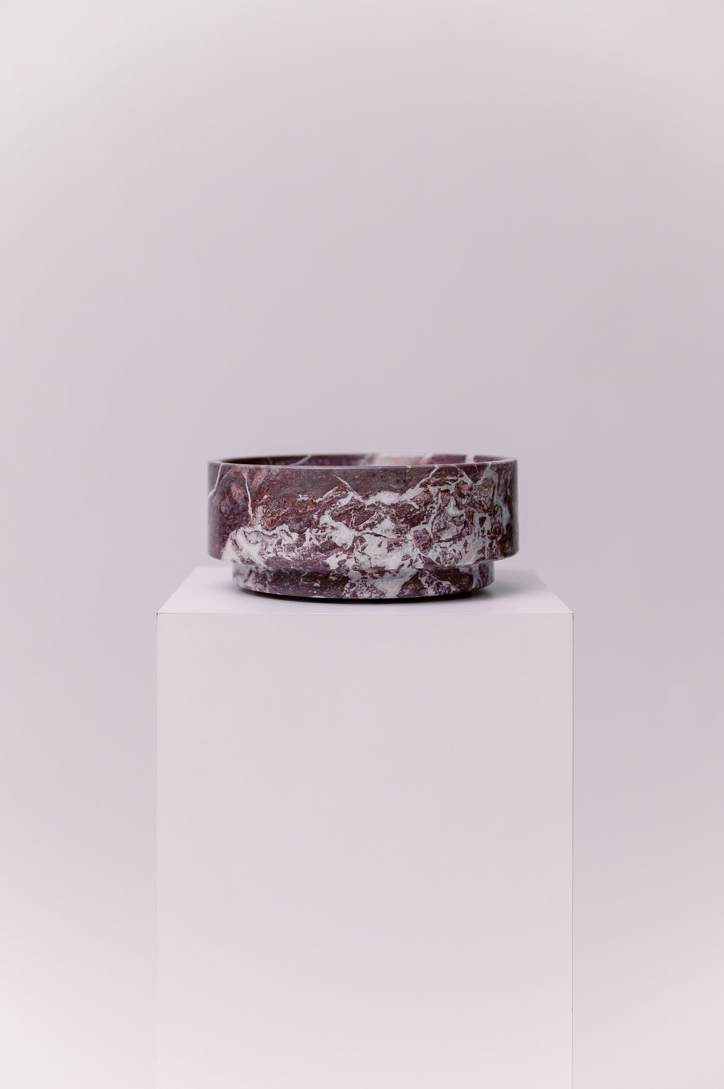 An elegant marble serving bowl perfect for any occasion.