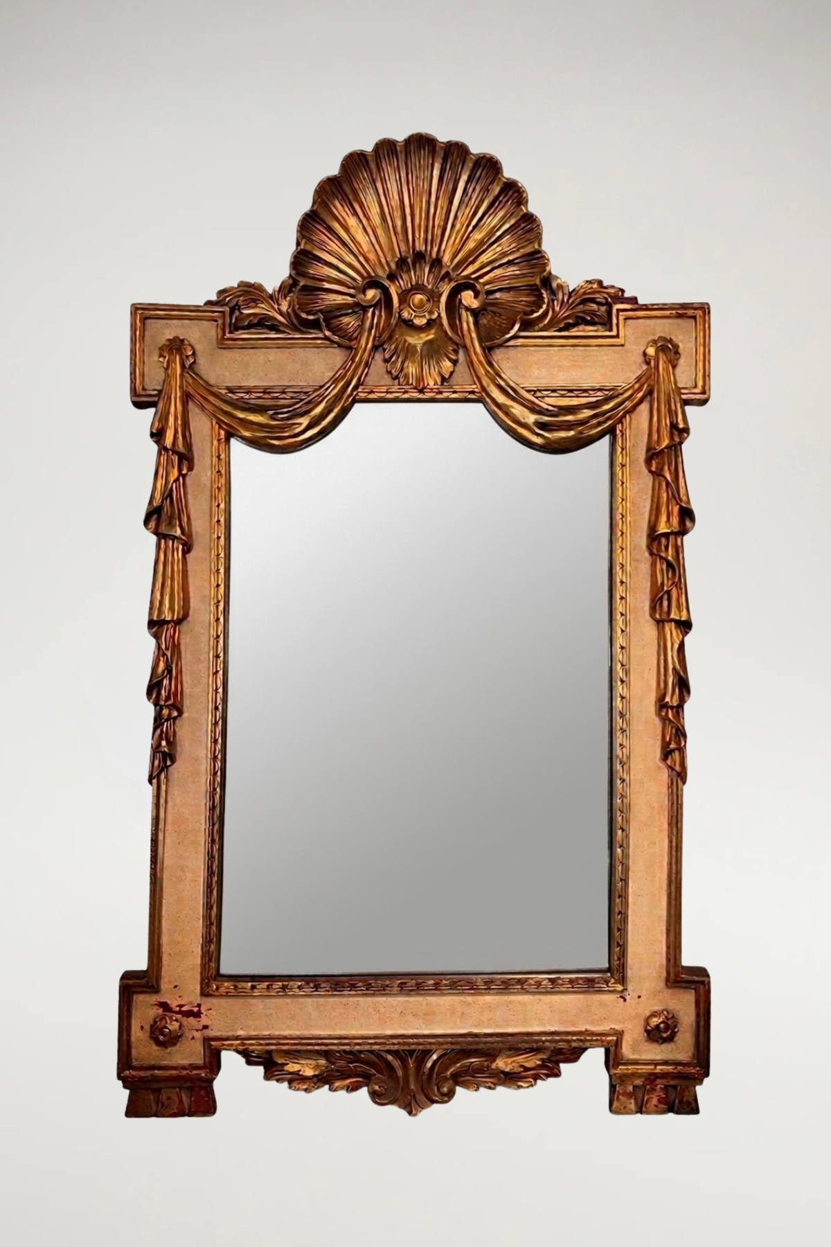 Mid-Century Gold Mirror
