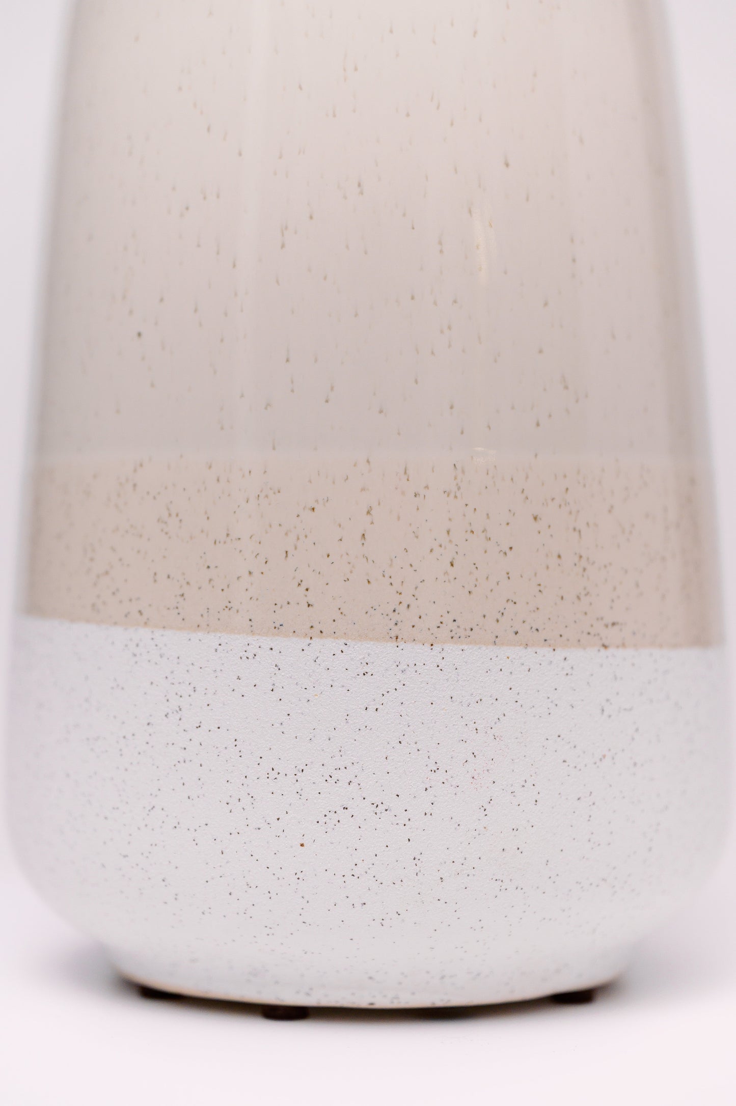 Modern Stoneware Two-Tone Vase