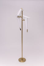 Golden Origami Crane Bird LED Floor Lamp