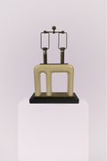 Postmodern Architectural Double Table Lamp