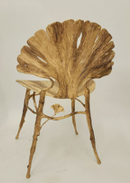 Gold Leaf Gingko Chair