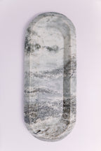 The Carrara Marble Oval Tray