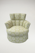 This unique piece is a study in texture and classic form. The design features a supportive back with vertical elements and a seat crafted from natural, woven materials. Its presence adds a sense of history and an inviting feel to any room. Whether used as a standalone accent or part of a larger collection, it brings a touch of artisanal craftsmanship to the home.