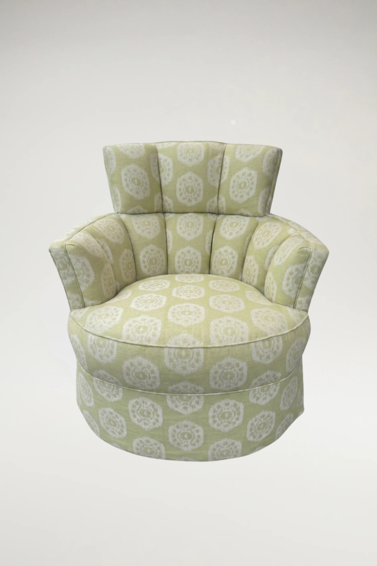 This unique piece is a study in texture and classic form. The design features a supportive back with vertical elements and a seat crafted from natural, woven materials. Its presence adds a sense of history and an inviting feel to any room. Whether used as a standalone accent or part of a larger collection, it brings a touch of artisanal craftsmanship to the home.
