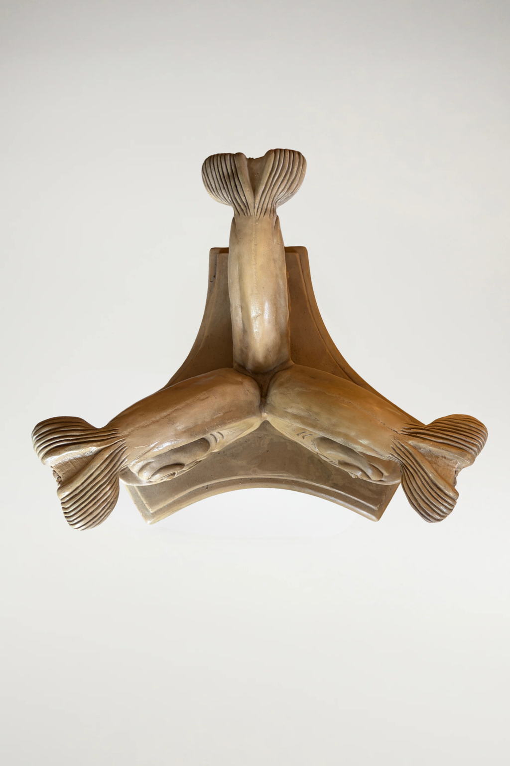 Venetian Grotto Style Dolphin Center Table Base