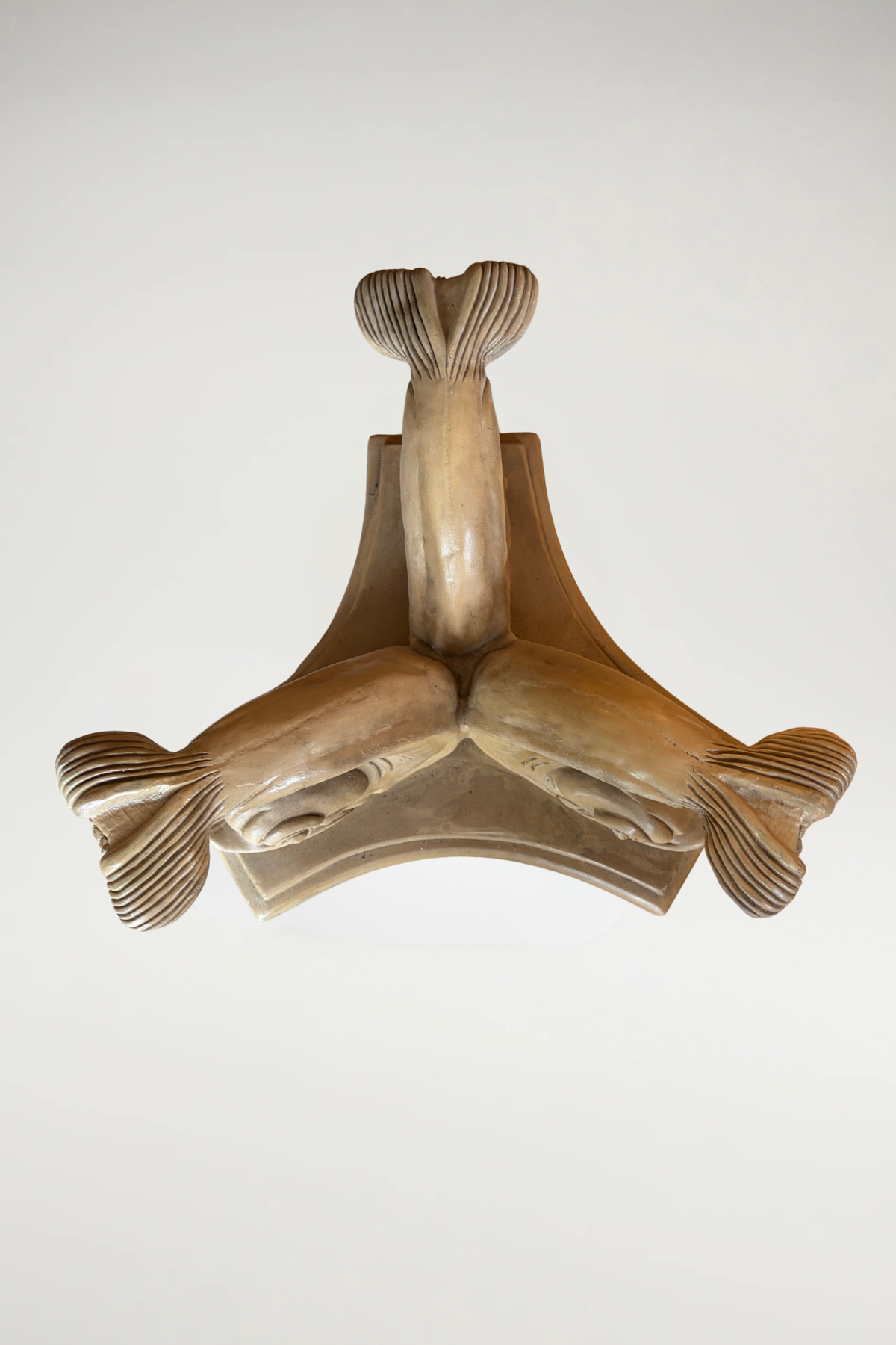 Venetian Grotto Style Dolphin Center Table Base