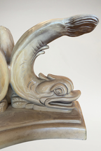 Venetian Grotto Style Dolphin Center Table Base