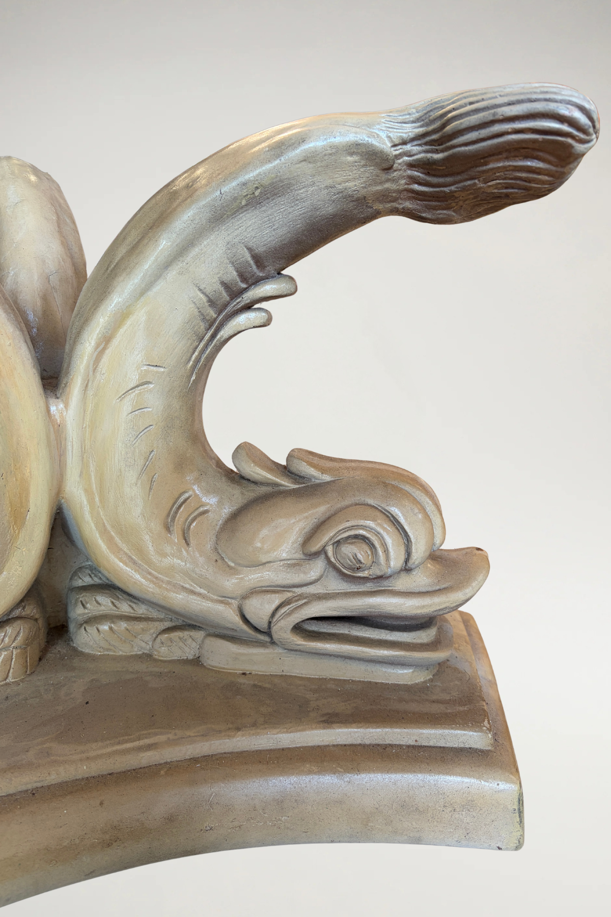 Venetian Grotto Style Dolphin Center Table Base