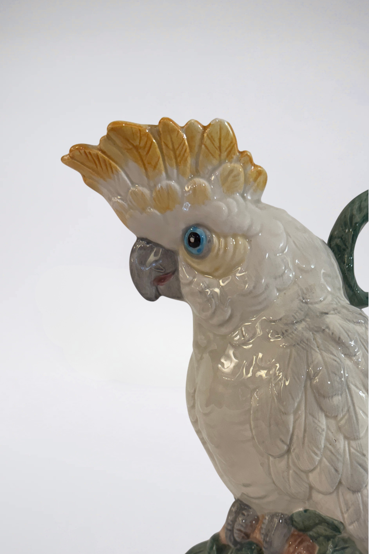 Vintage Fitz & Floyd CeramicCockatoo Pitcher