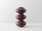 Wave Vase Oxblood