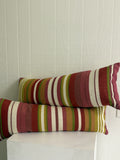 Striped Accent Lumbar Pillow 31" x 12"